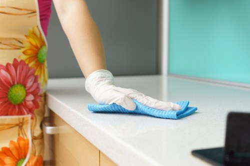 Rug cleaning and stain treatment on soft flooring