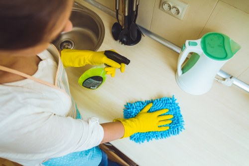 Home cleaning services in E15 for a tidy and fresh living space