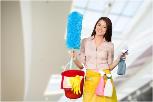Professional cleaners in E15 maintaining a clean, healthy space