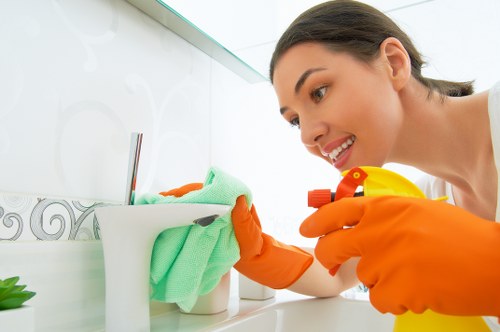 Carpet cleaning process with extraction equipment in E15
