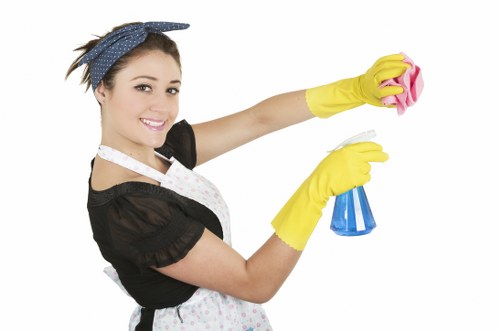 Eco-friendly office cleaning service in E15 for a tidy workplace