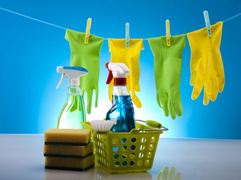 Office cleaning professionals in E15 working in a corporate meeting room